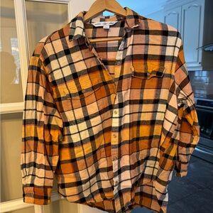 Old Navy Boyfriend Plaid Shirt